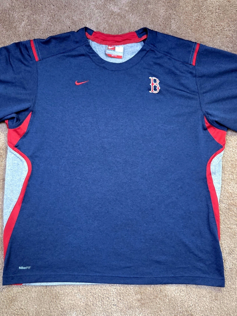 Nike Kids Boston Red Sox Navy Performance Tee
